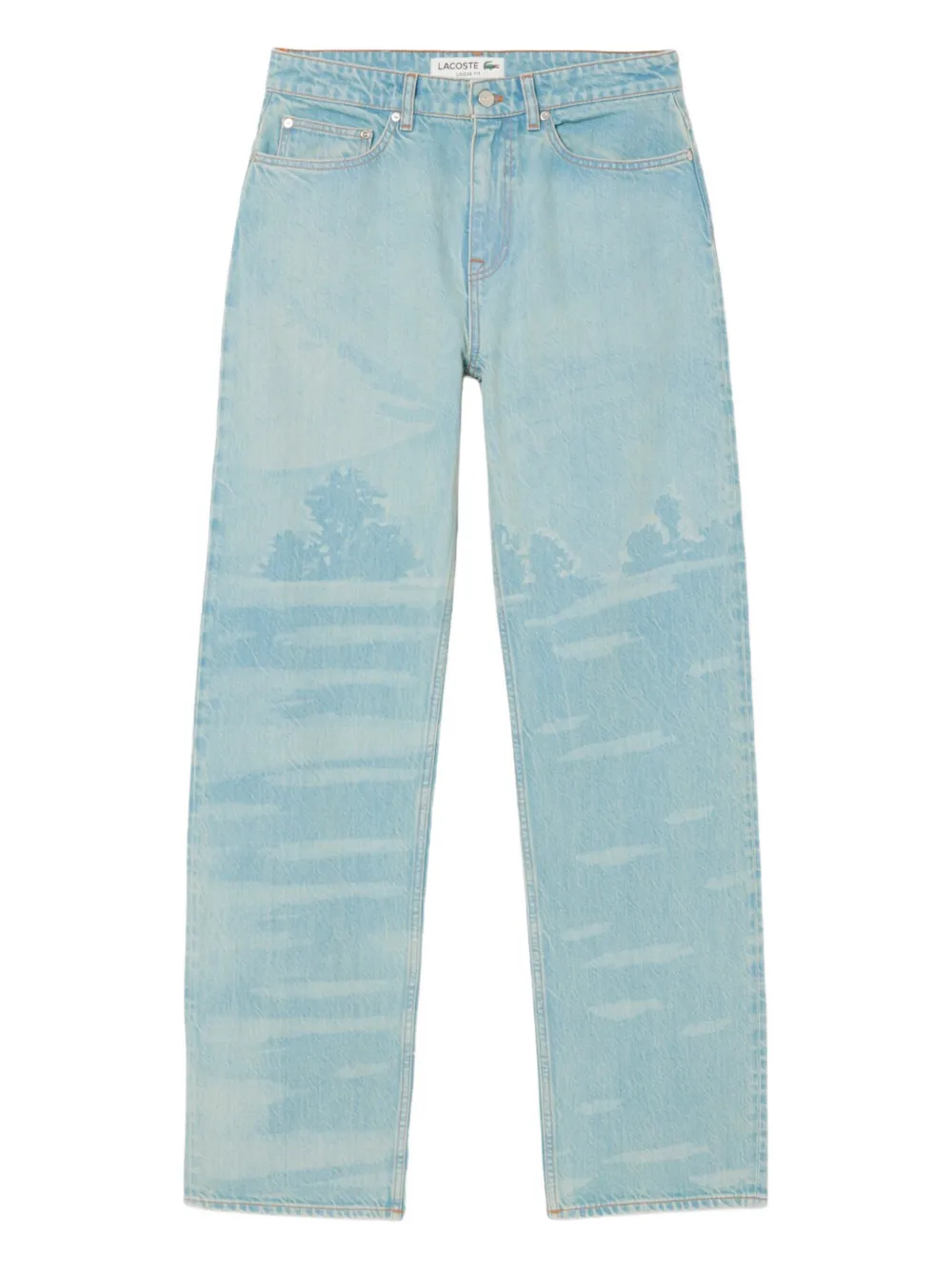 Lacoste logo-detail jeans - Blu