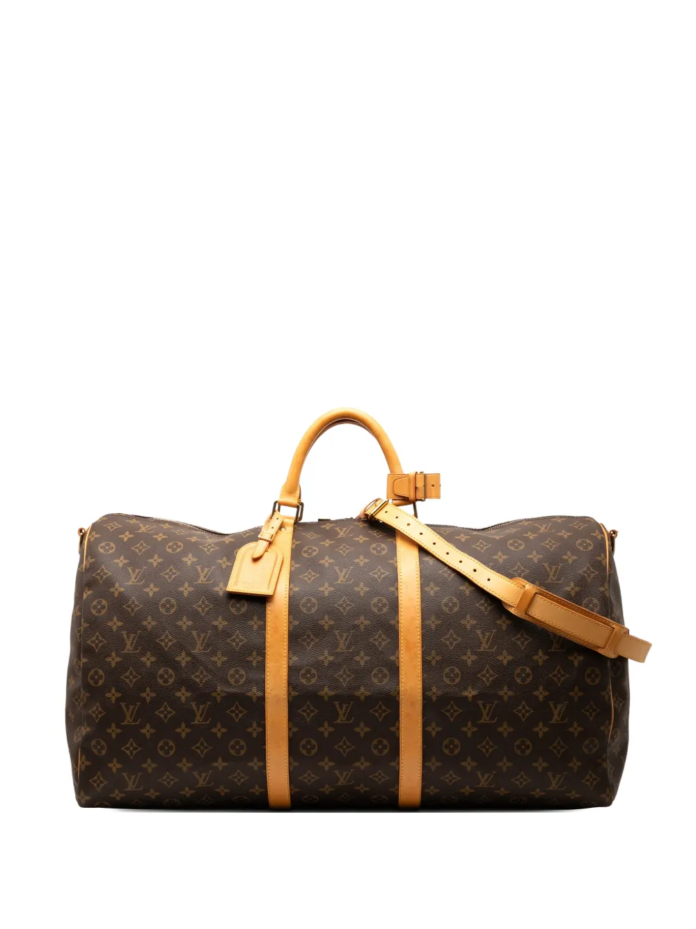 Louis Vuitton Pre-Owned 1996 Monogram Keepall Bandouliere 60 travel bag | Brown | Image 1