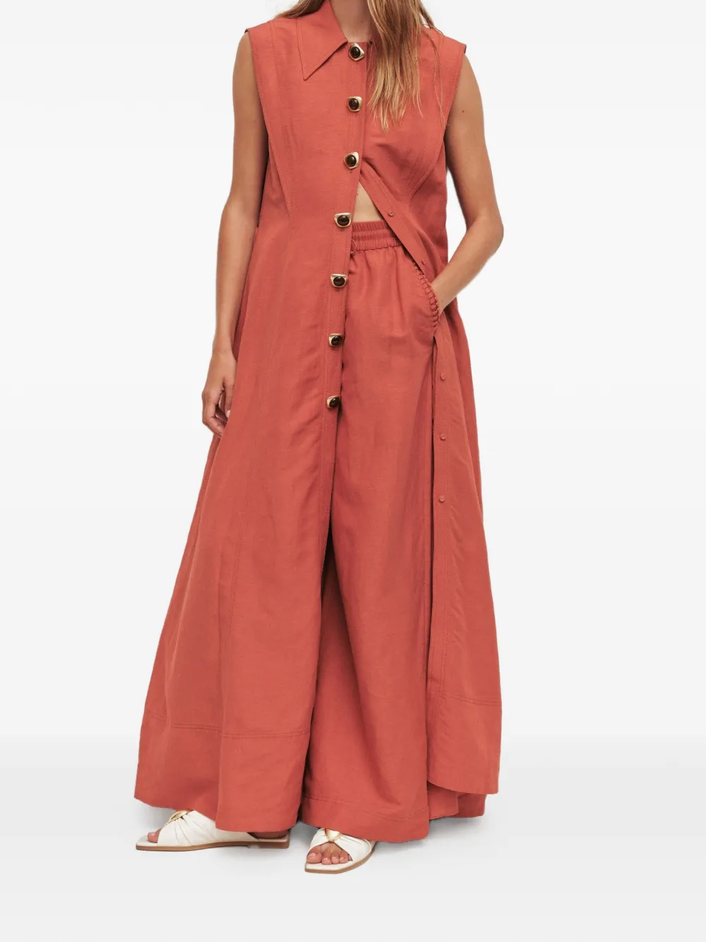 Aje Tropez drawstring trousers | Cropped Trousers | Image 2