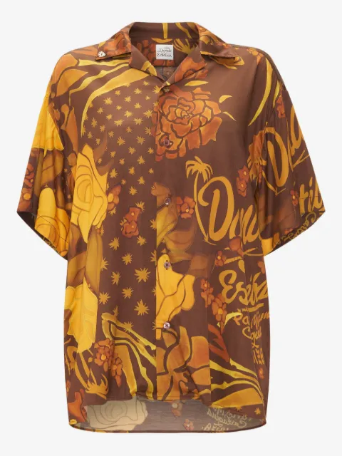Donde Esteban Veranera floral short-sleeve shirt