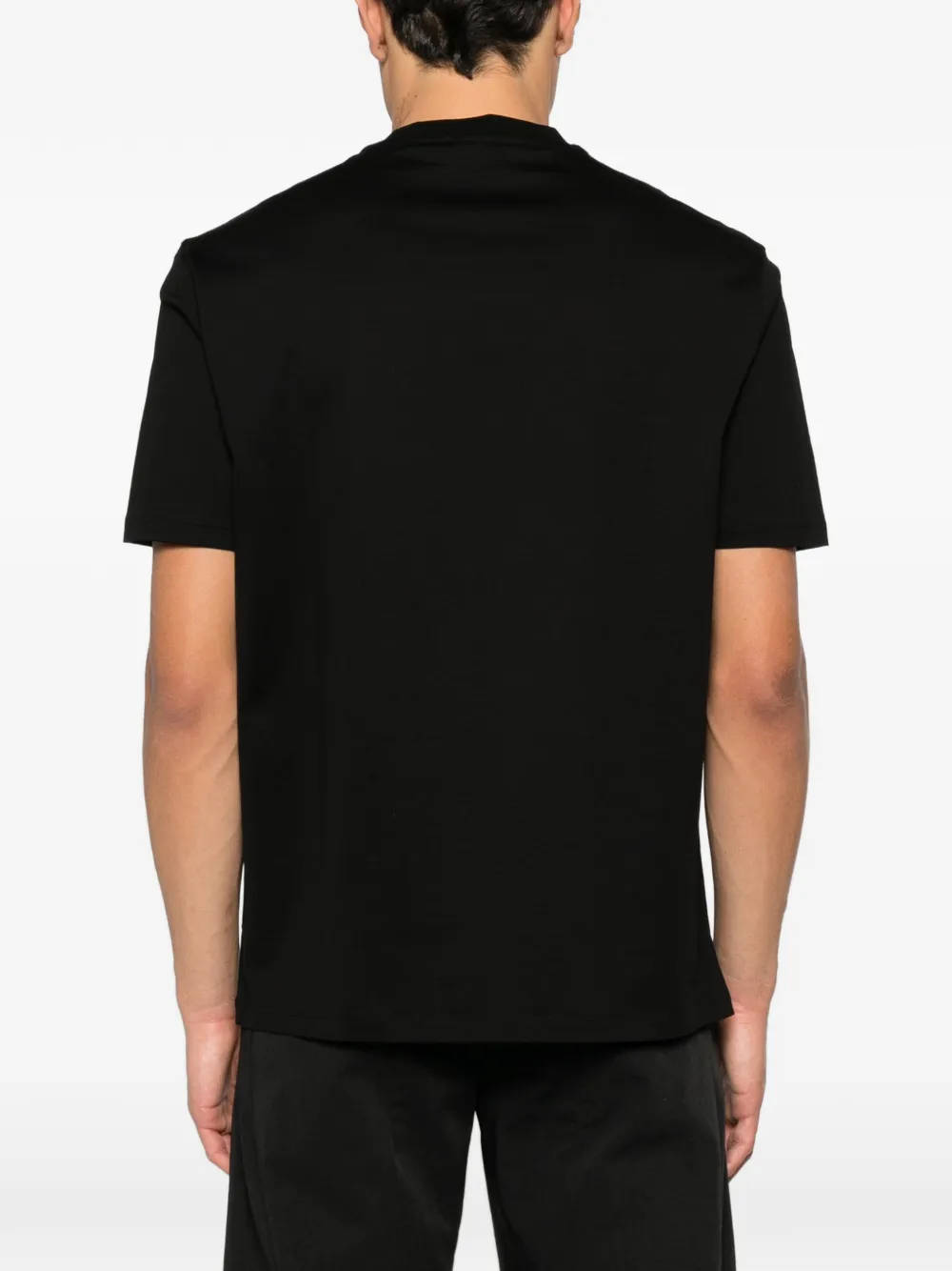 Emporio Armani T-shirt met ronde hals Zwart