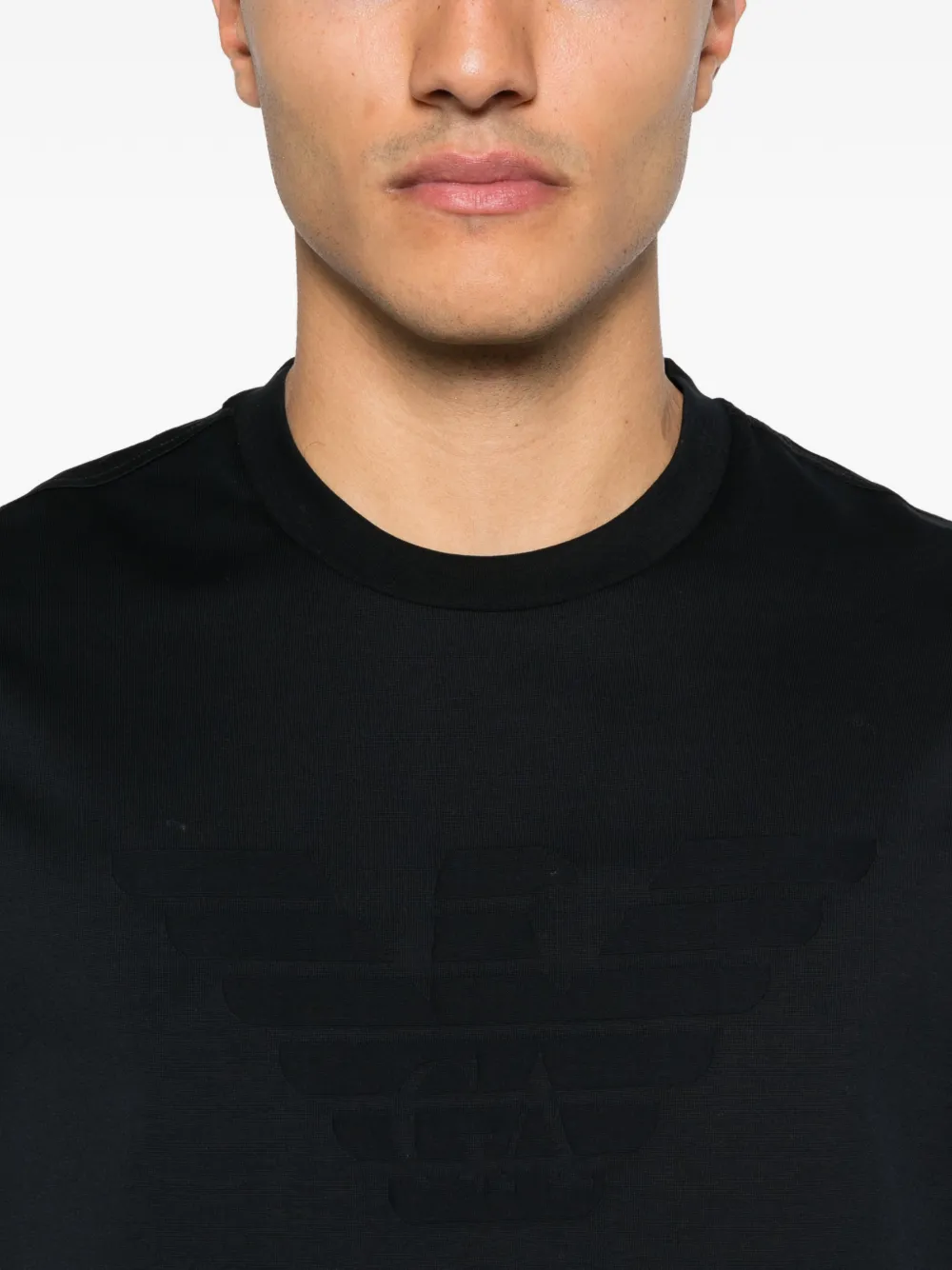 Emporio Armani T-shirt met logo Zwart