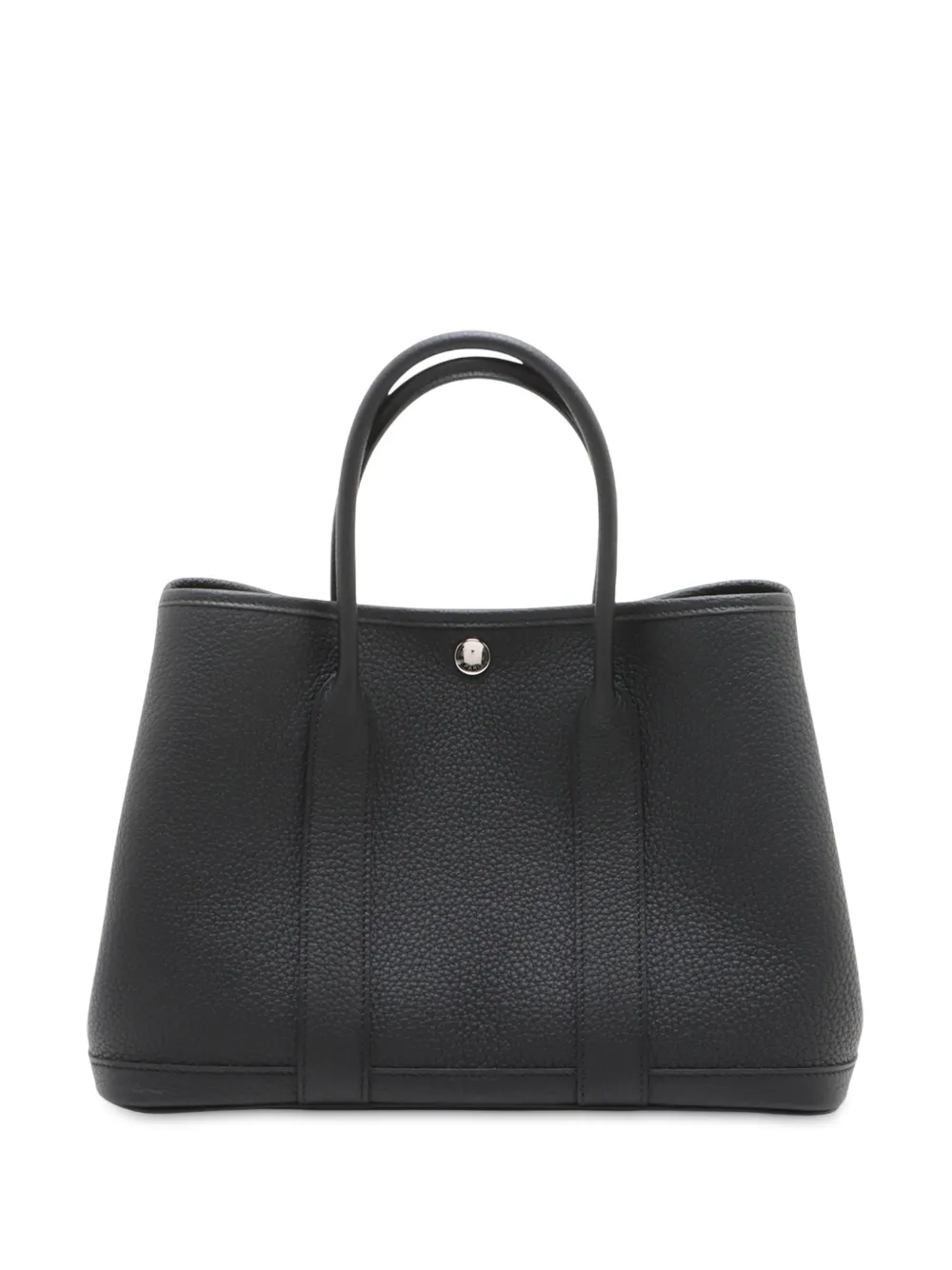 Pre-owned Hermes 2024 Negonda Garden Party 30 Tote Bag In Black