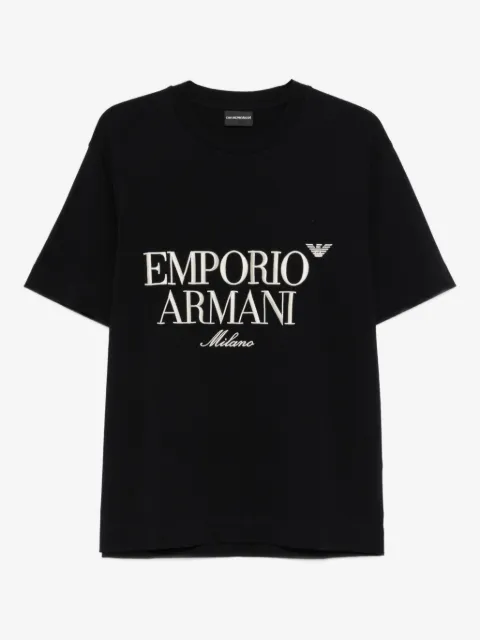Emporio Armani playera con logo bordado