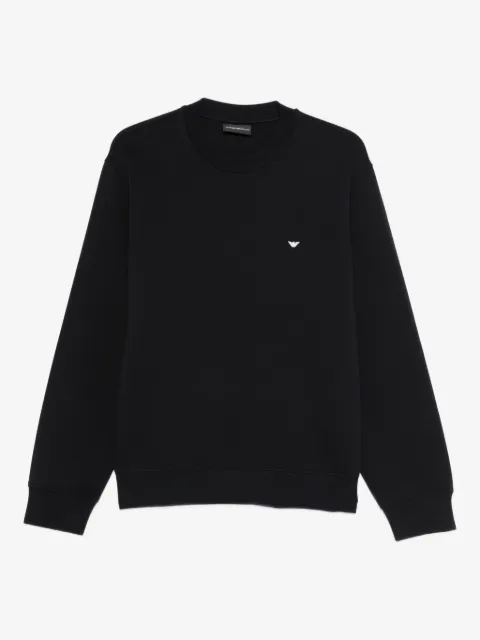 Emporio Armani logo-embroidered sweatshirt