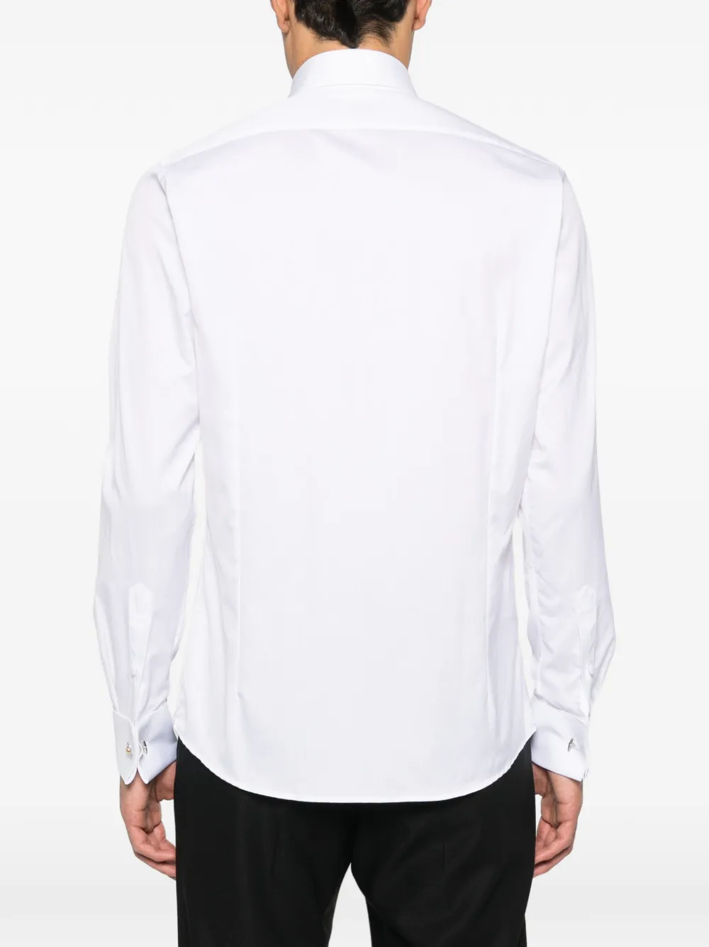 Row point-collar shirt
