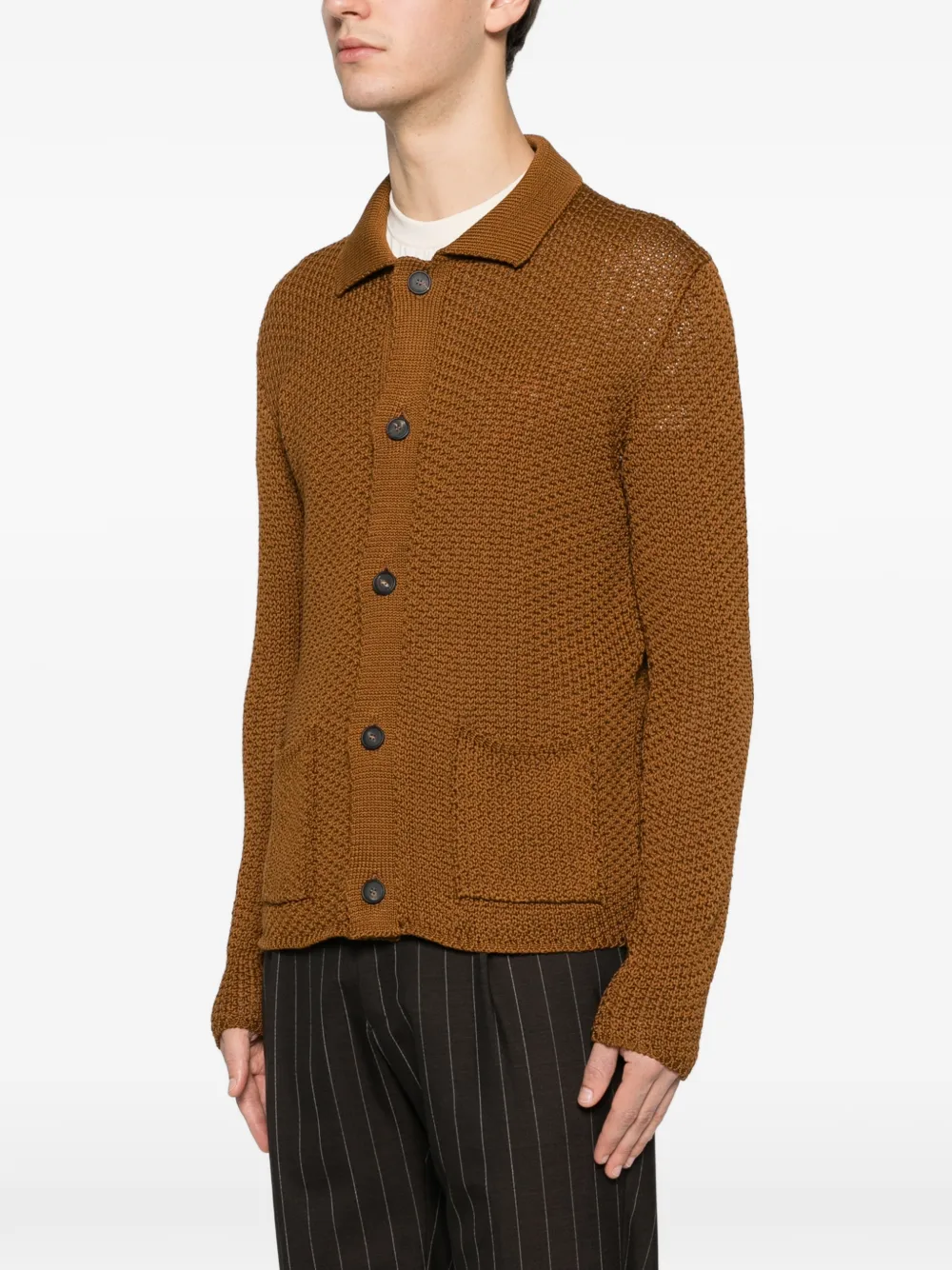 Tagliatore Paulie button-up vest Bruin