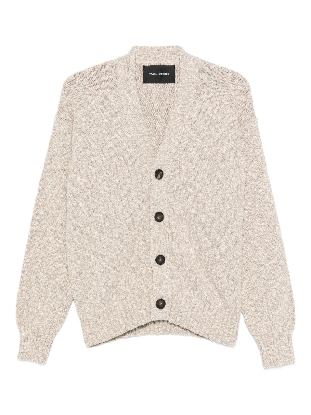 Tagliatore Cardigan con scollo a V - Toni neutri