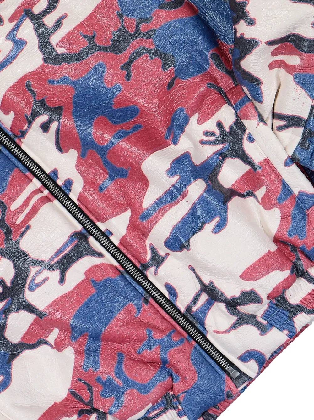 PDF Jack met camouflageprint Wit
