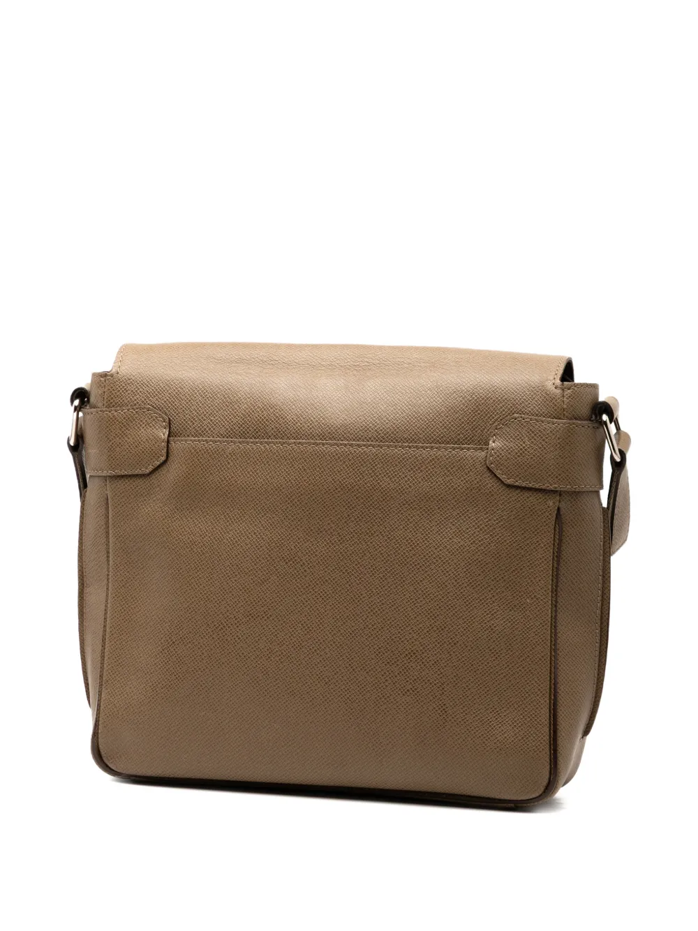 Pre-owned Louis Vuitton 2013 Taiga Roman Pm Crossbody Bag In Brown