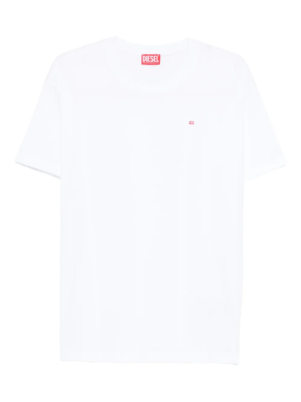Diesel embroidered-logo T-shirt - Bianco