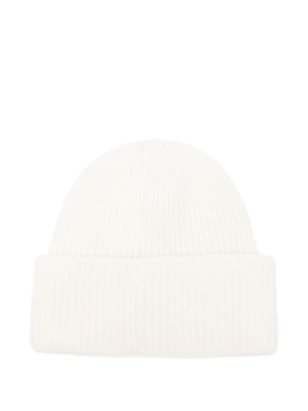  Max Mara Ribbed Beanie - White 