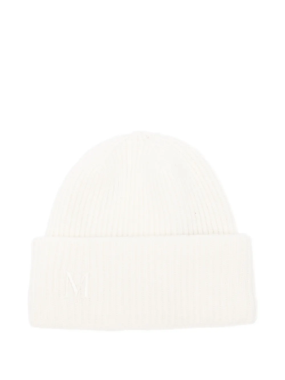 Max Mara Mmretina Beanie Hat In White