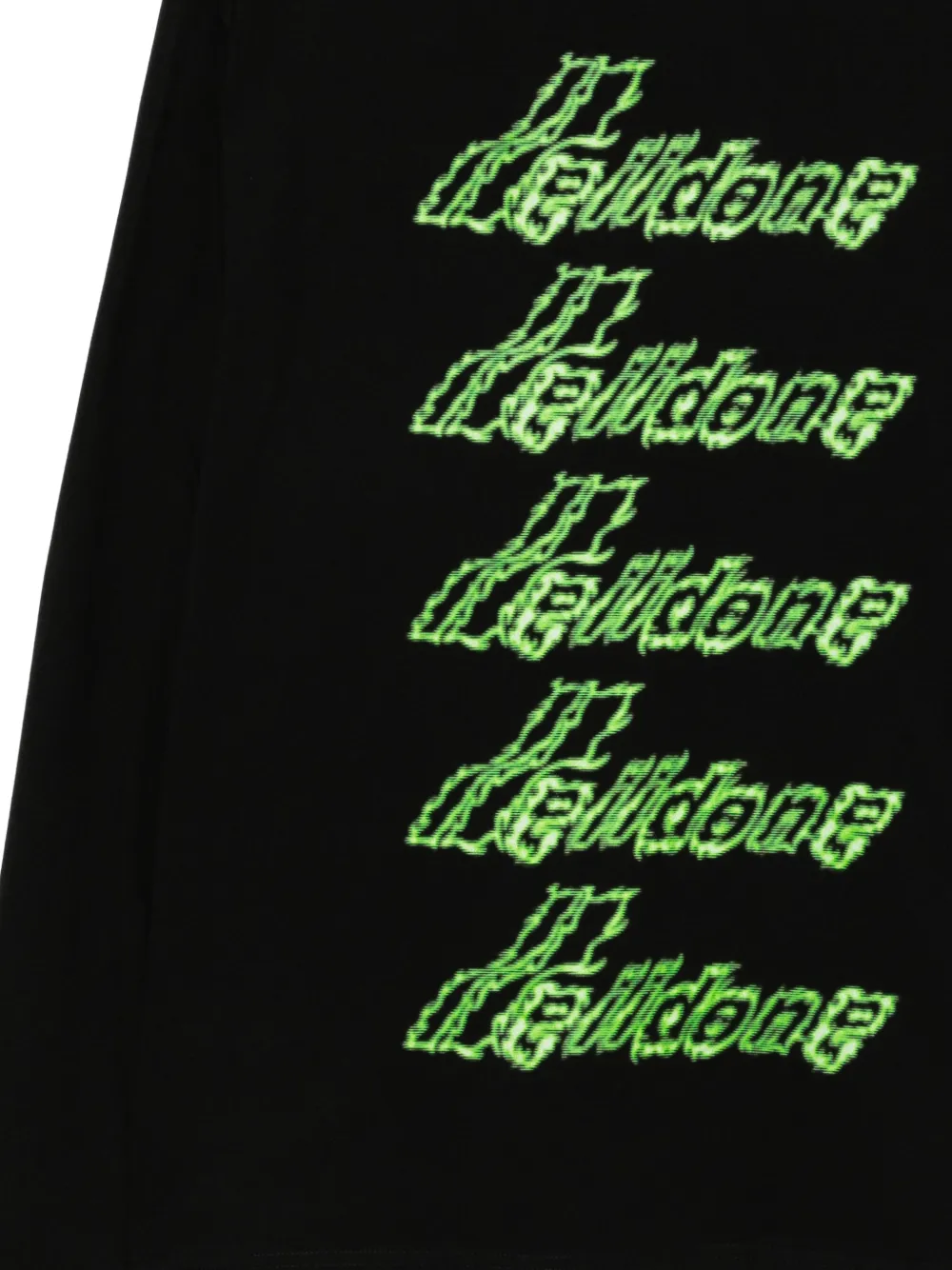  We11done Cotton Graphic T-shirt - Black 