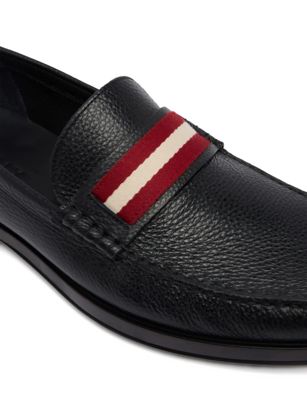 Bally Odeny loafers met streepdetail Zwart