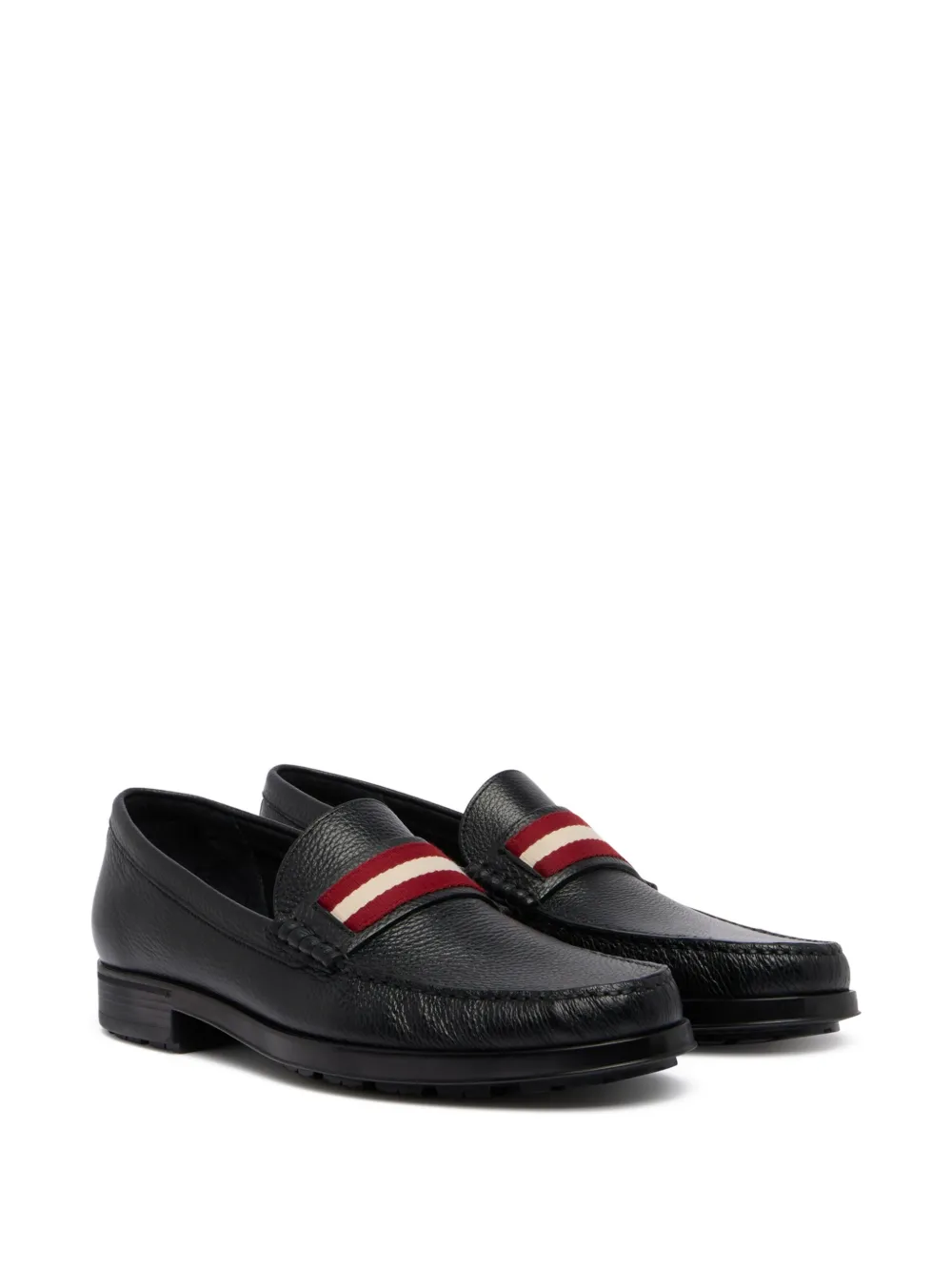 Bally Odeny loafers met streepdetail - Zwart