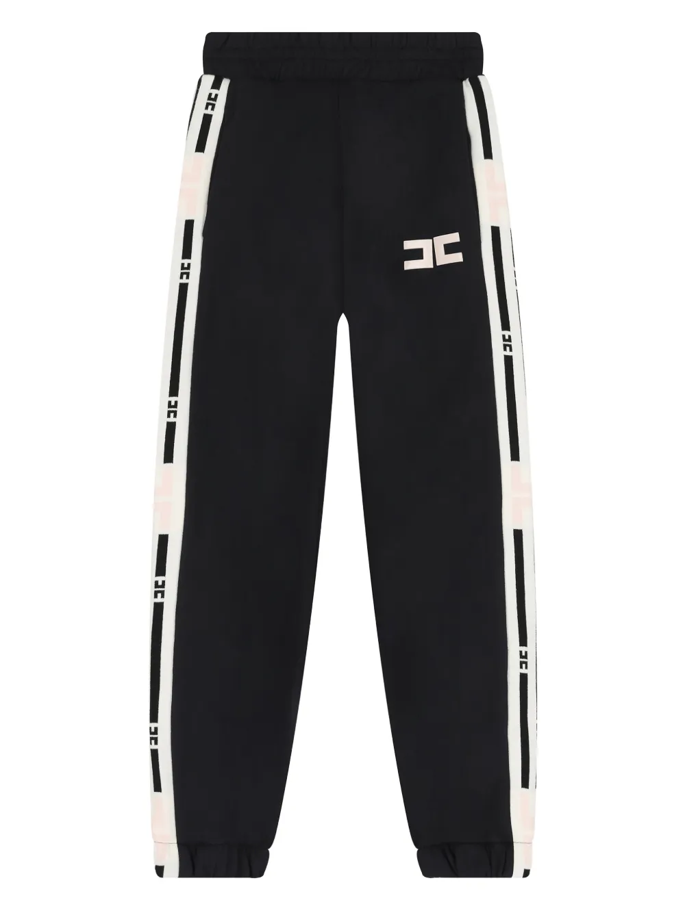 Elisabetta Franchi Kids Trainingsbroek met logodetail Zwart