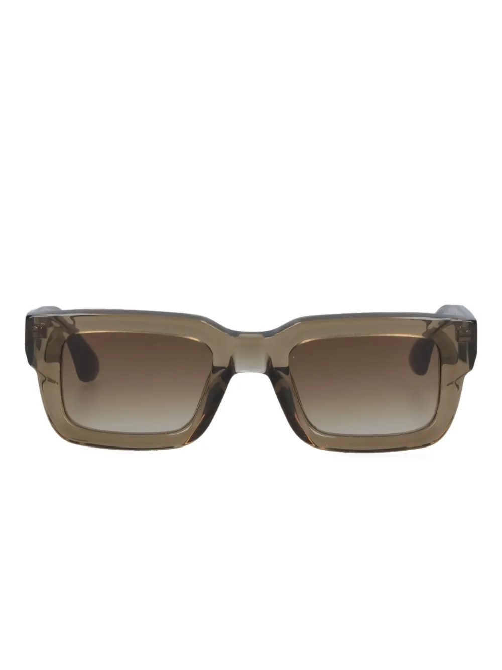 Chimi rectangle-frame sunglasses | Green | Image 1