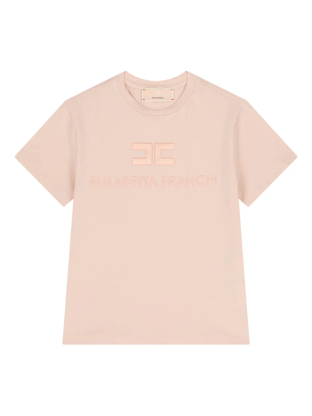 Elisabetta Franchi Kids' Logo-lettering T-shirt In Pink