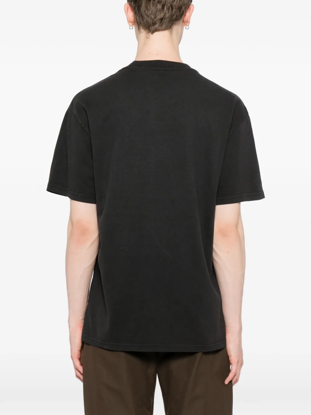 Melt T-shirt met print Zwart