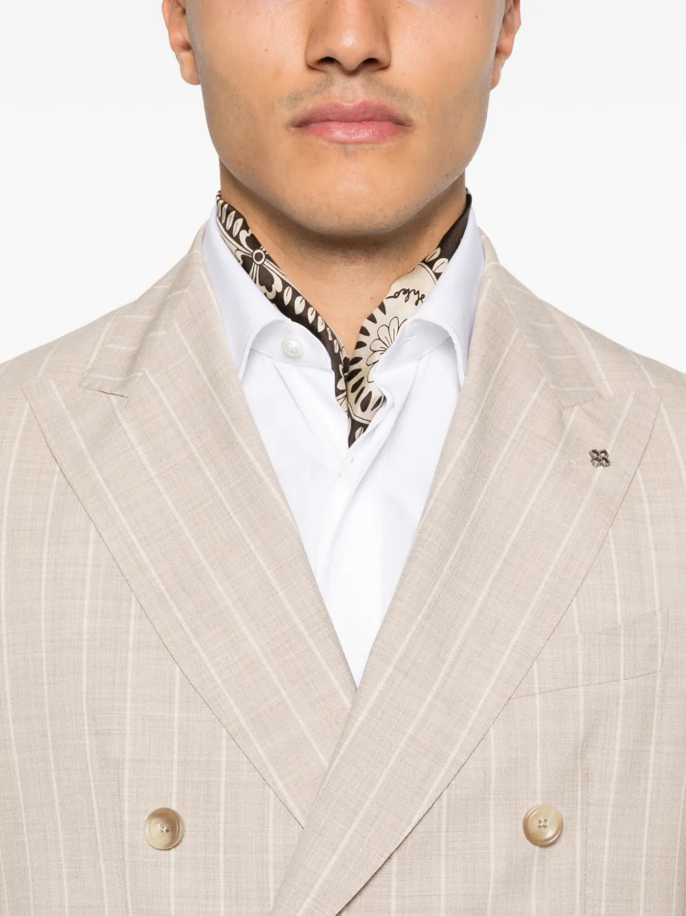 striped suit