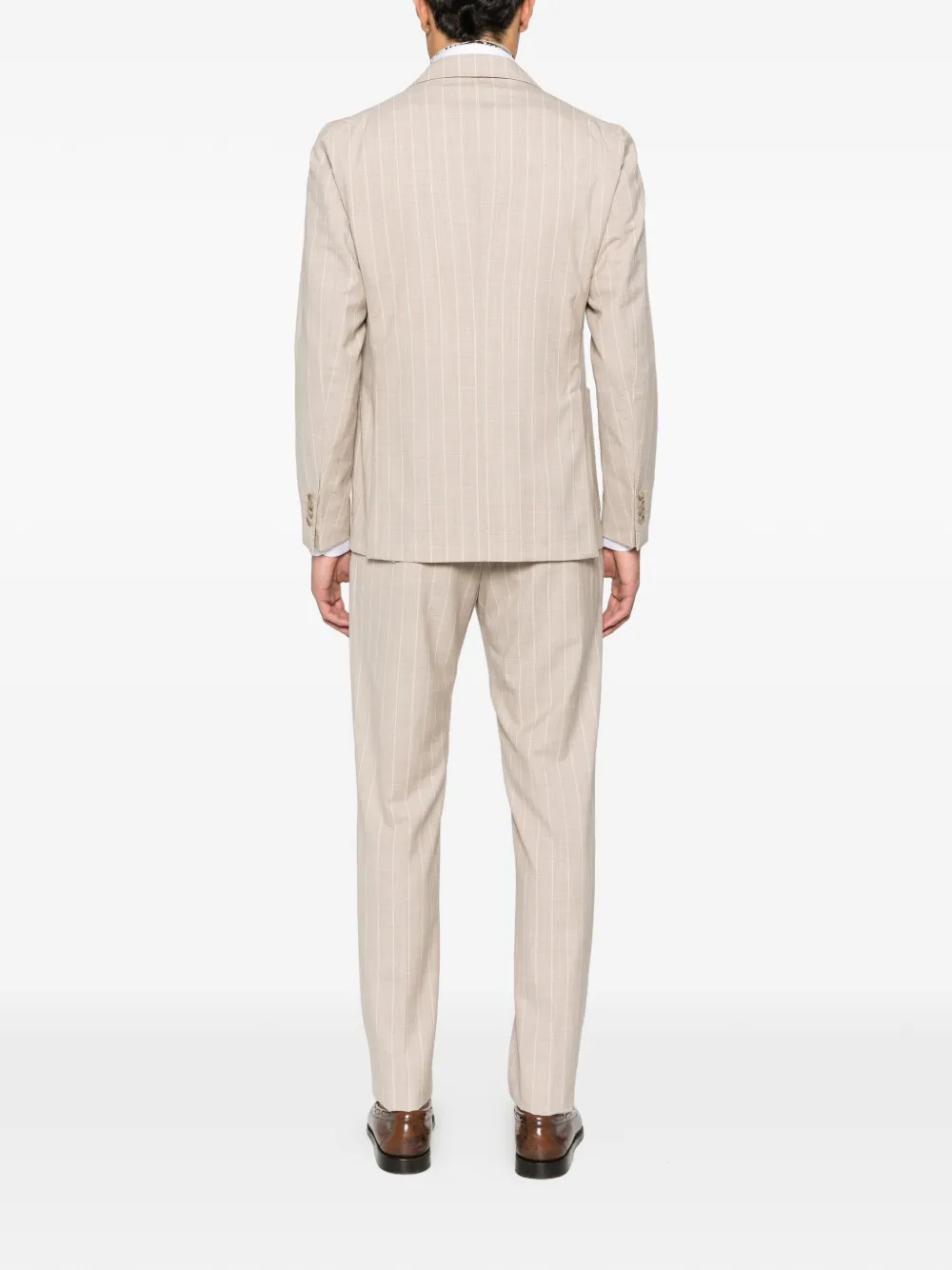 striped suit