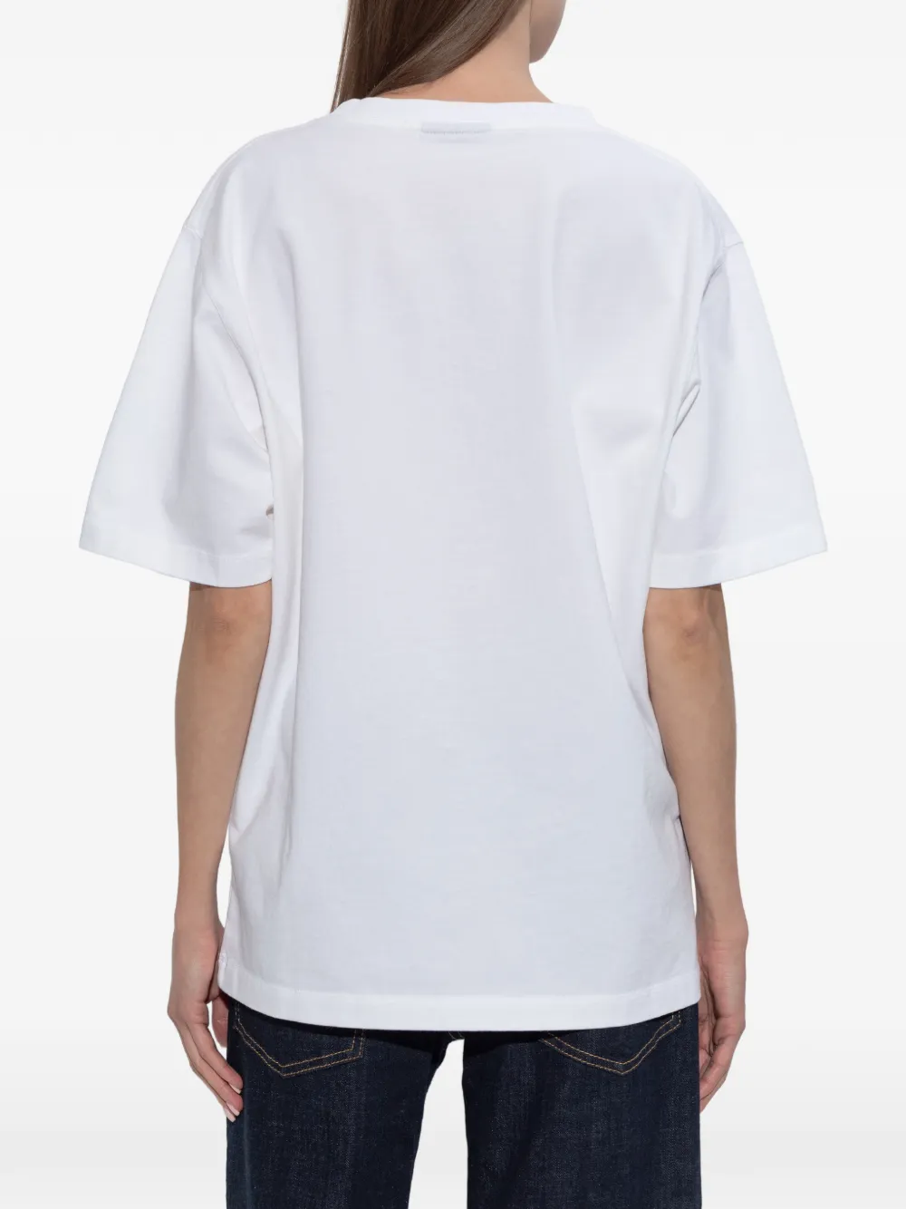 DSQUARED2 T-shirt met geborduurd logo Wit