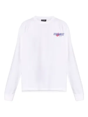 Supreme ロゴ ロングTシャツ | ホワイト | FARFETCH JP