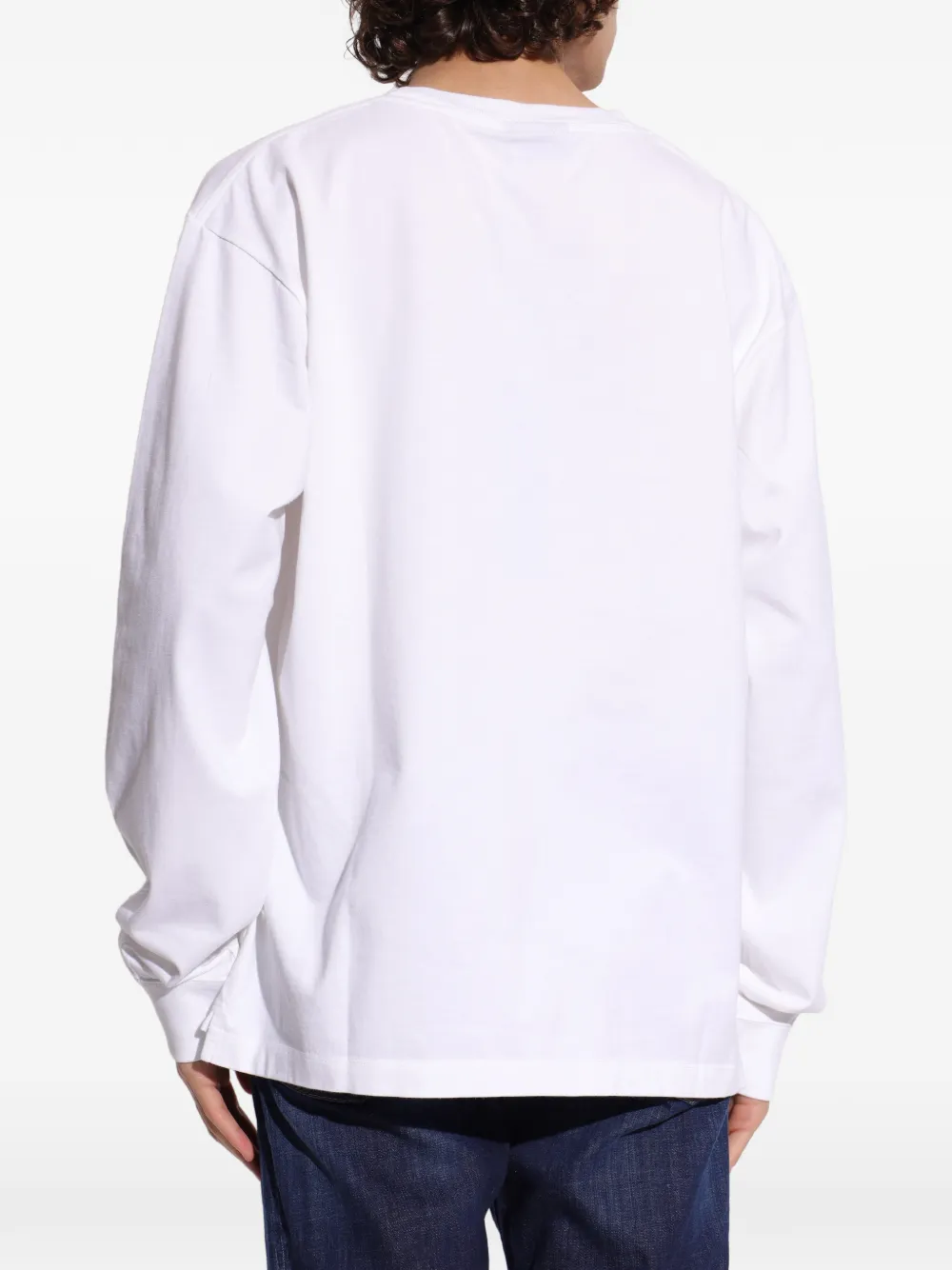 DSQUARED2 T-shirt met logo en lange mouwen Wit