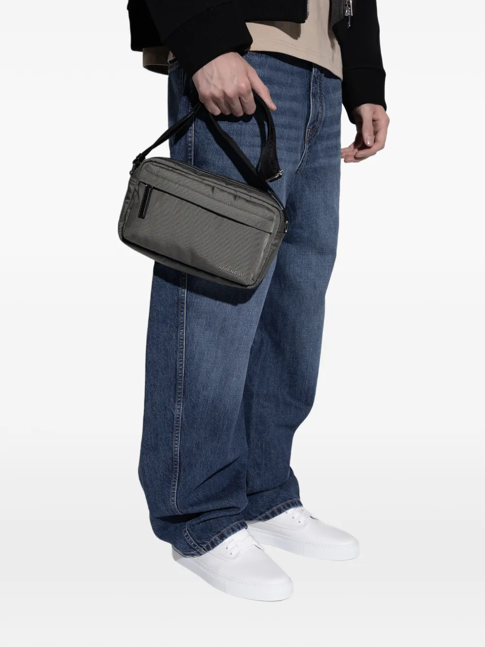 Givenchy Medium crossbodytas met rits - Grijs