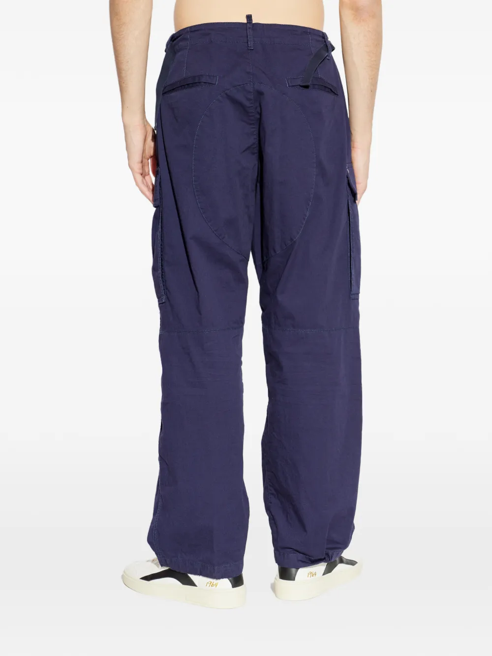 DSQUARED2 Broek met cargo zak Blauw