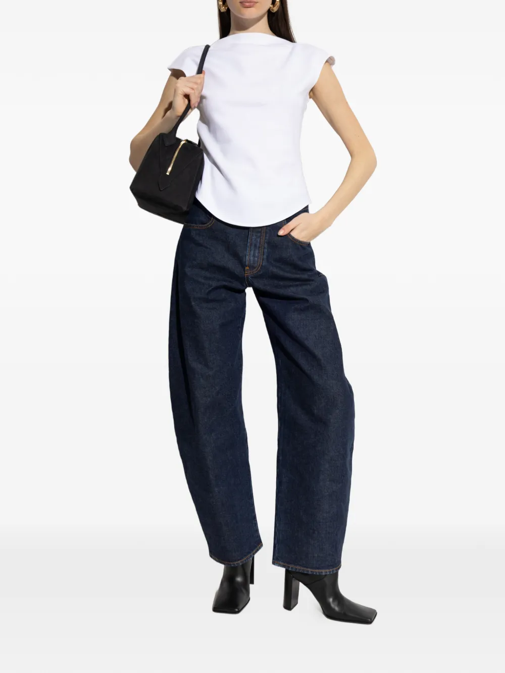 Alaïa button-fastening jeans | Straight-Leg Jeans | Image 2