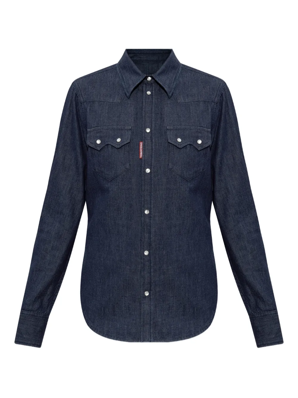 Dsquared2 Pocket Denim Shirt In Blue