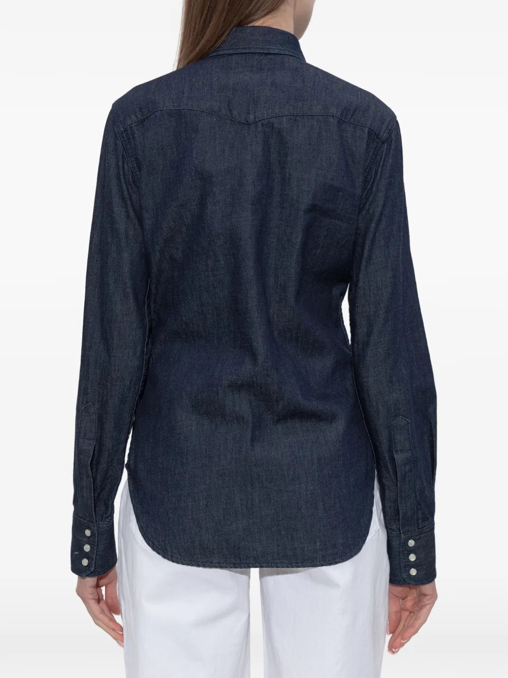 Dsquared2 Pocket Denim Shirt In Blue