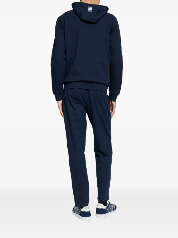 Ea7 Emporio Armani フーデッドトラックスーツ | ブルー | FARFETCH JP