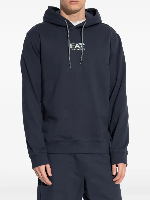 Ea7 Emporio Armani ロゴ パーカー | ブルー | FARFETCH JP