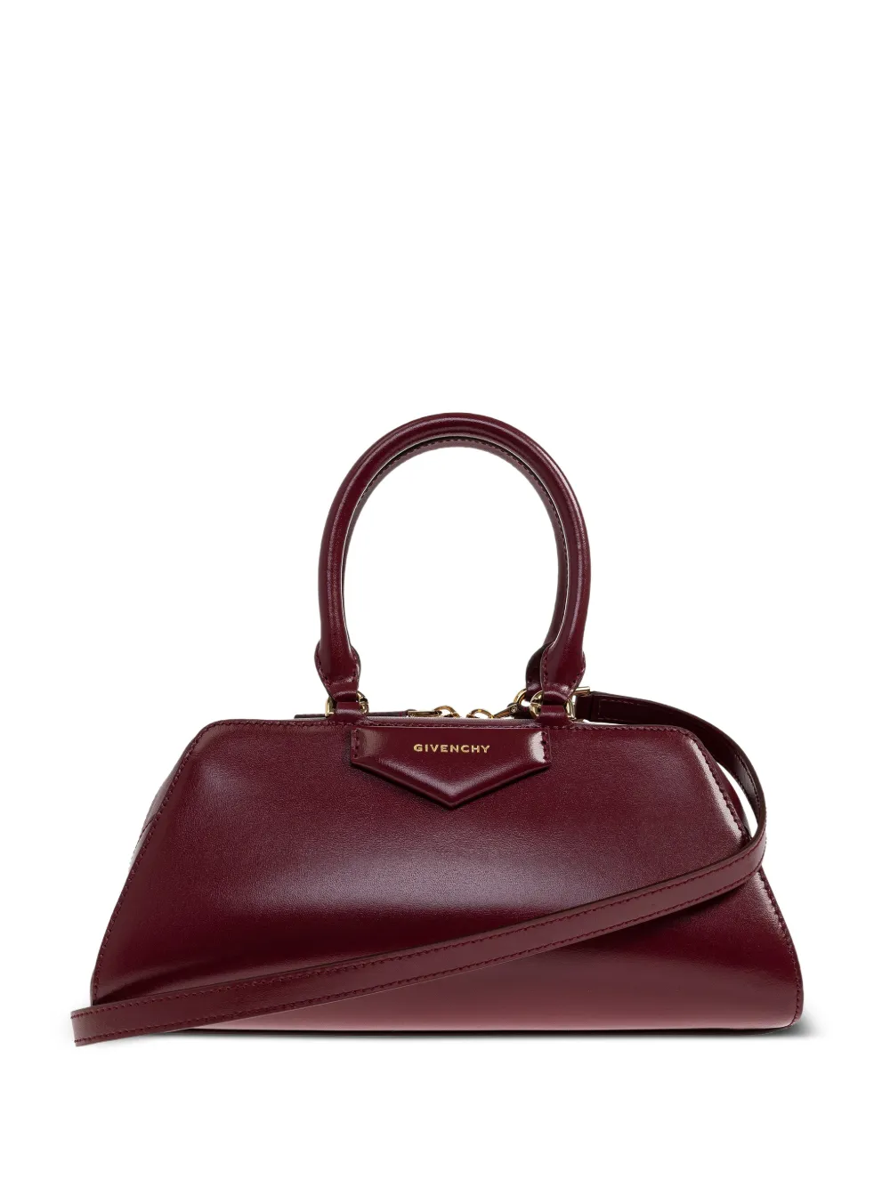 Givenchy top handle logo tote bag - Rosso