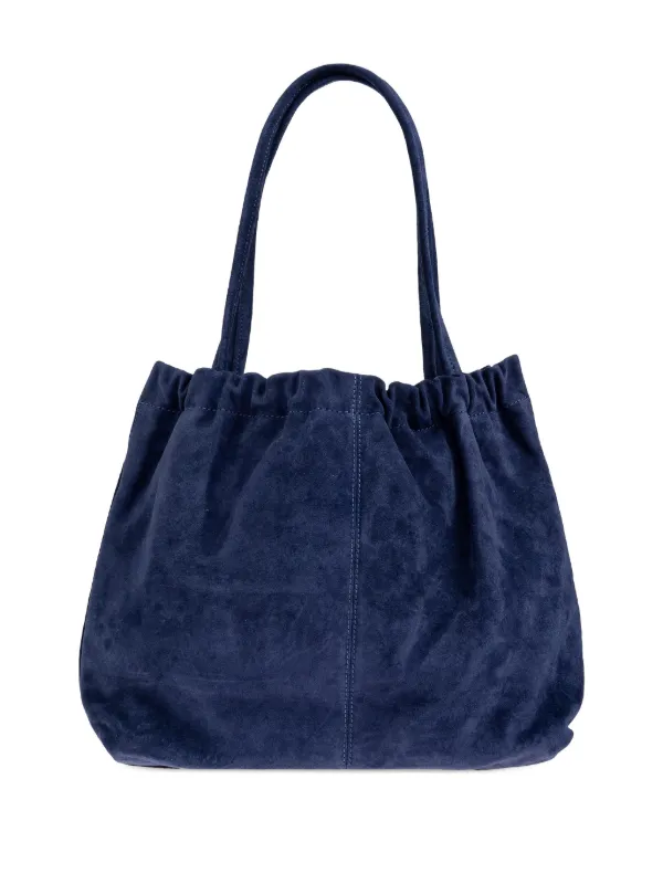 Blue Suede Tote Bag - Women\'s Shoulder Bag SUEDE SHOPPER BAG - Blue | ZARA United States main image 4