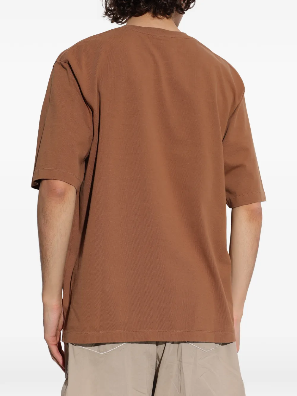 DSQUARED2 T-shirt met borduurwerk Bruin