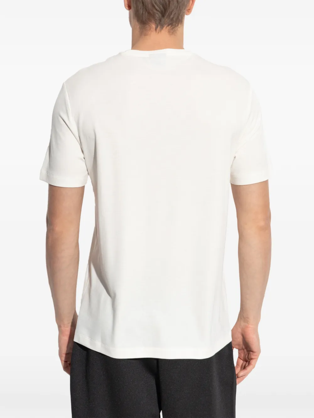 Ea7 Emporio Armani T-shirt met logopatch Wit