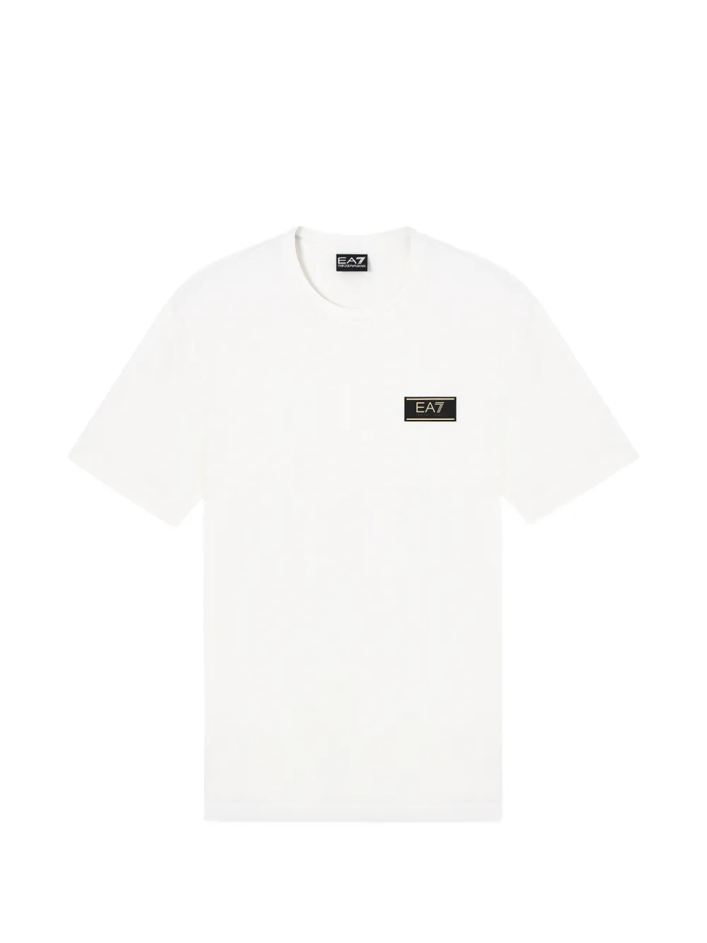 Ea7 Emporio Armani logo-patch T-shirt - Bianco