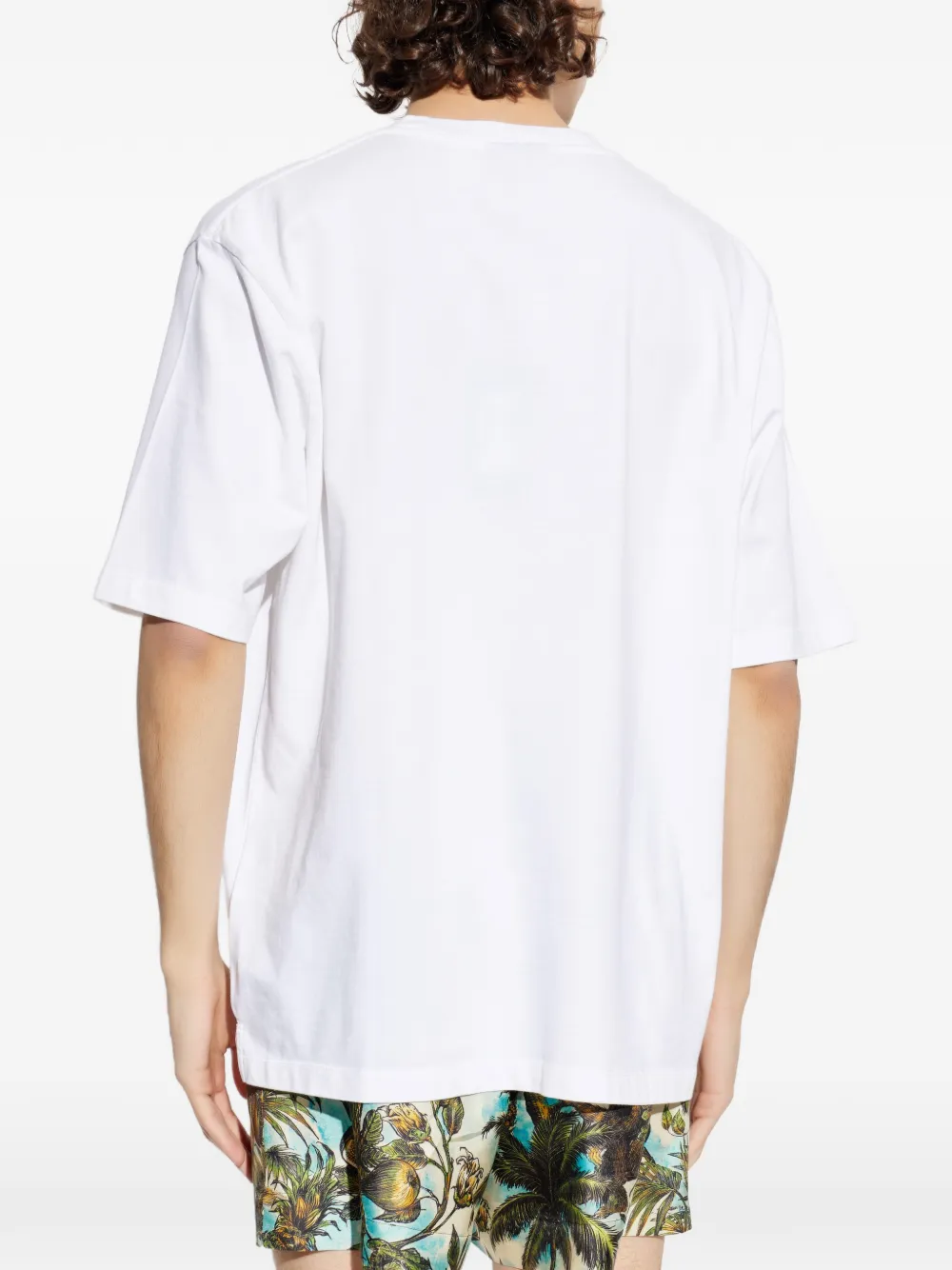 DSQUARED2 T-shirt met grafische aapprint Wit