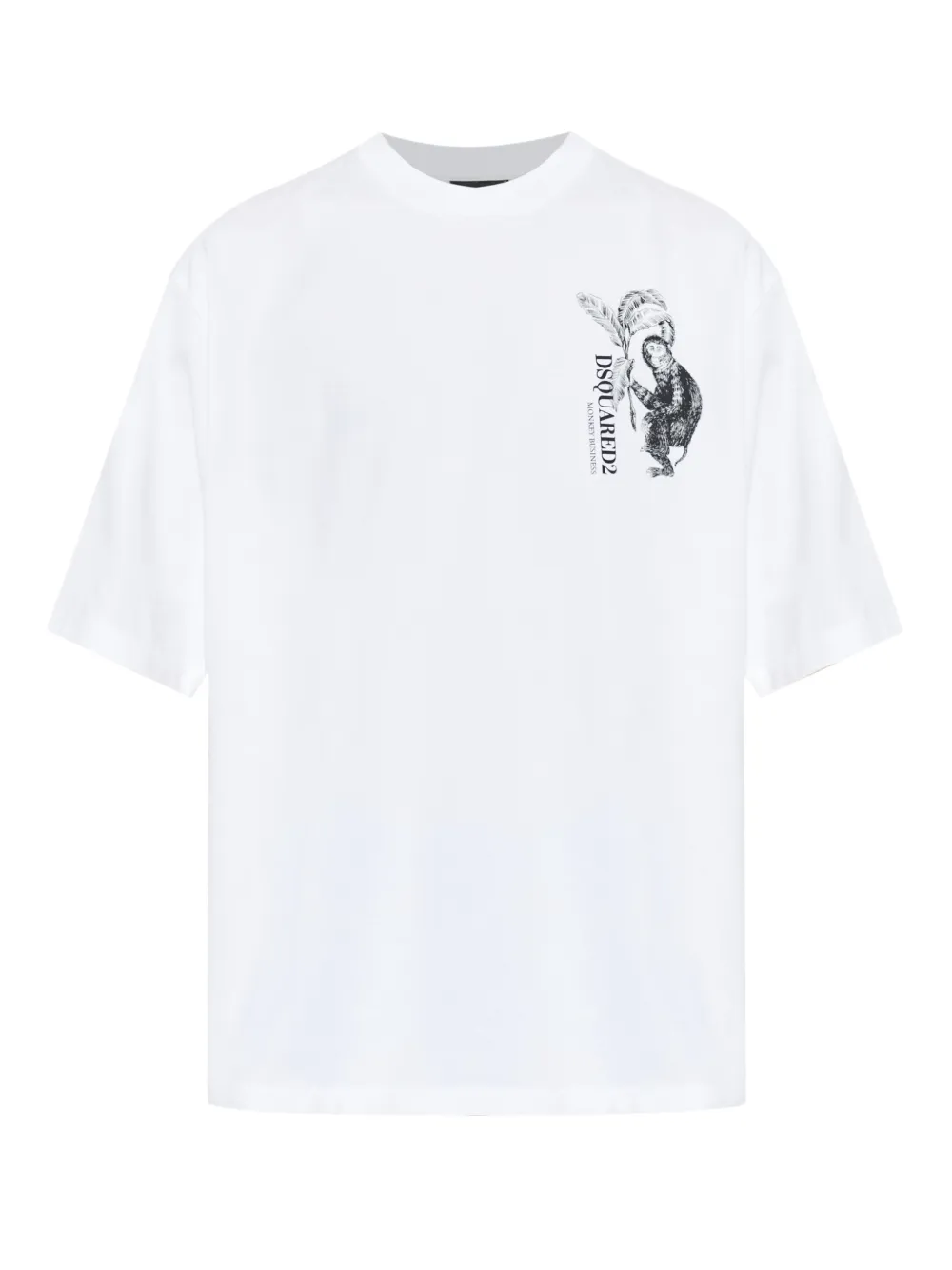 DSQUARED2 playera con motivo de mono | blanco | Image 1