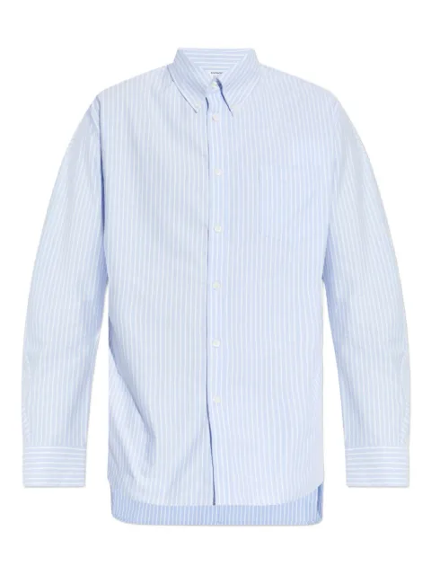 Givenchy camisa con bolsillo a rayas