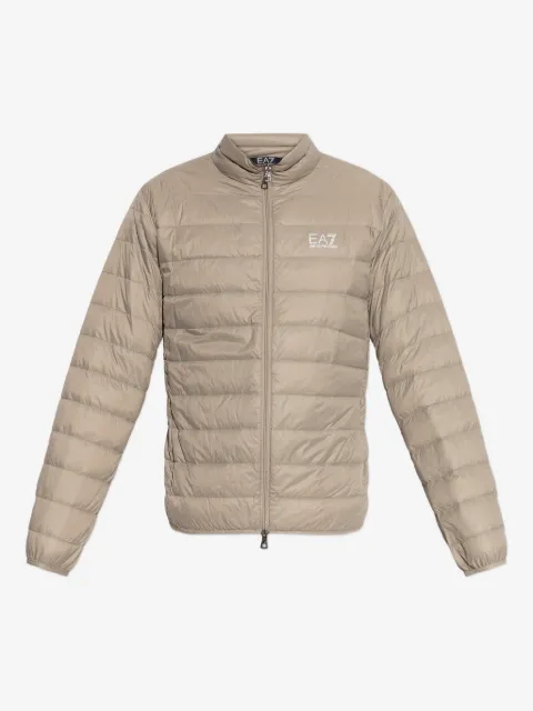 Ea7 Emporio Armani quilted logo jacket