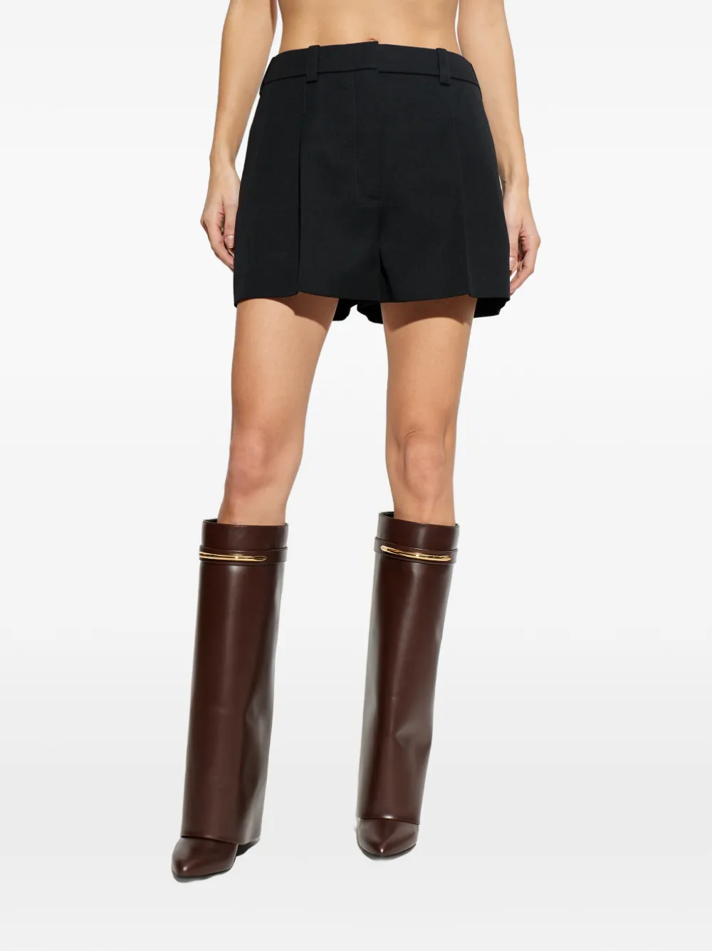  Givenchy Pleated Shorts - Black 