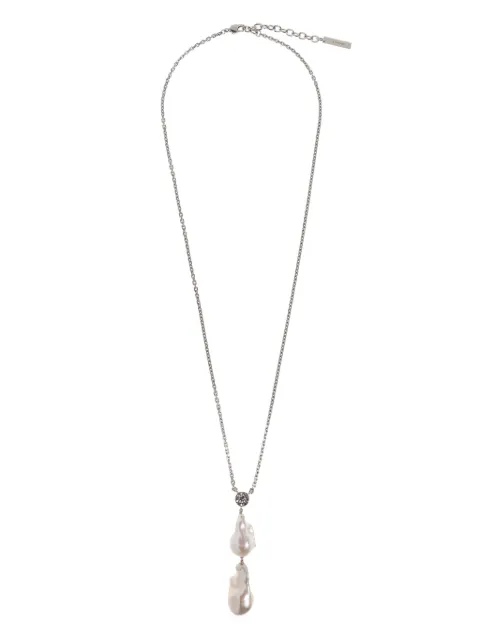 Givenchy faux-pearl drop necklace