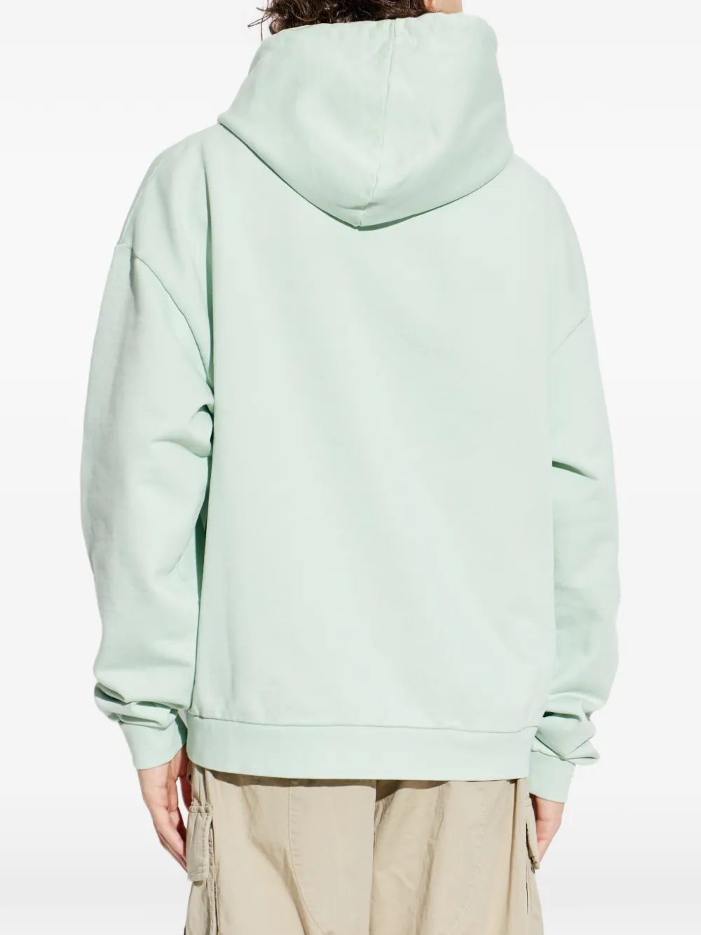 DSQUARED2 Sweater met reliëf en capuchon Groen