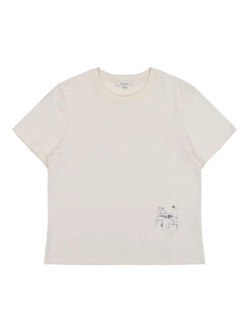 JW Anderson camiseta con motivo gráfico | neutro | Image 1