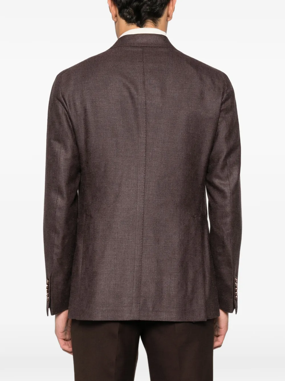 Tagliatore Blazer met klepzak Bruin
